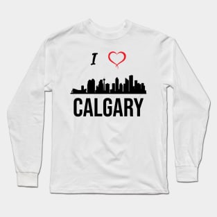 I love Calgary Alberta Canada Long Sleeve T-Shirt